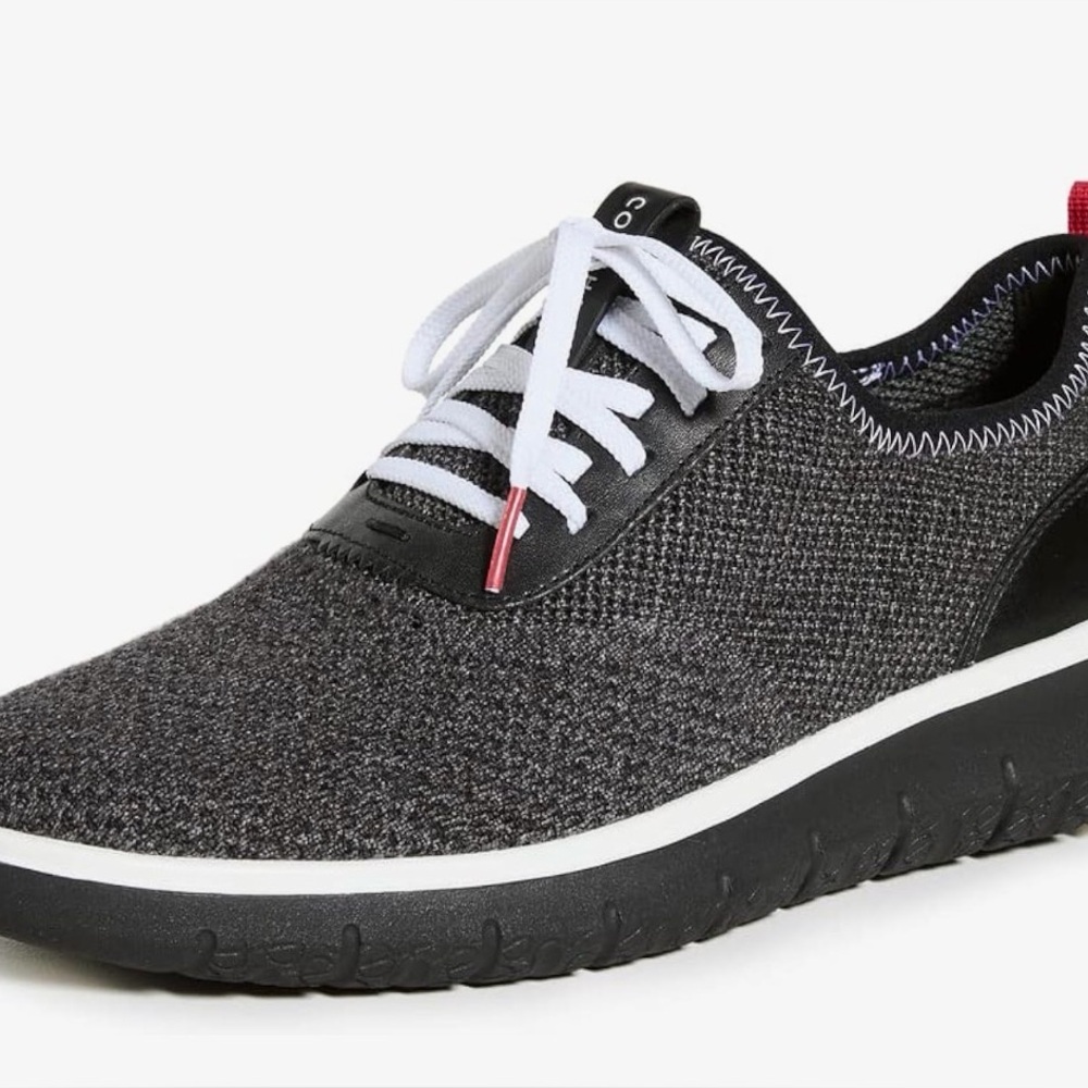 Cole Haan ZeroGrand StitchLite Men's Black and White Casual Sneakers